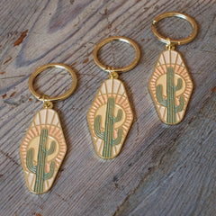 Cai & Jo Enamel Keyring