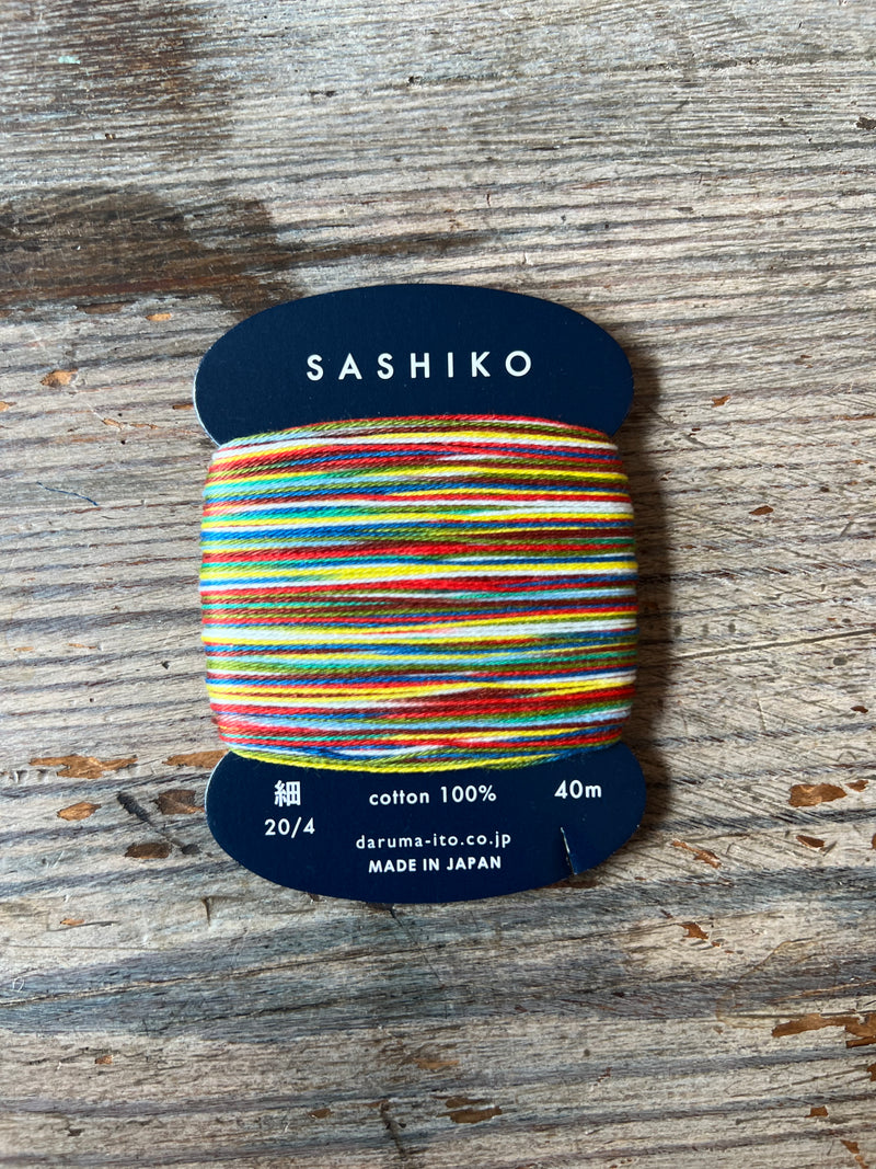 Daruma Sashiko Thread 40m, Variegated