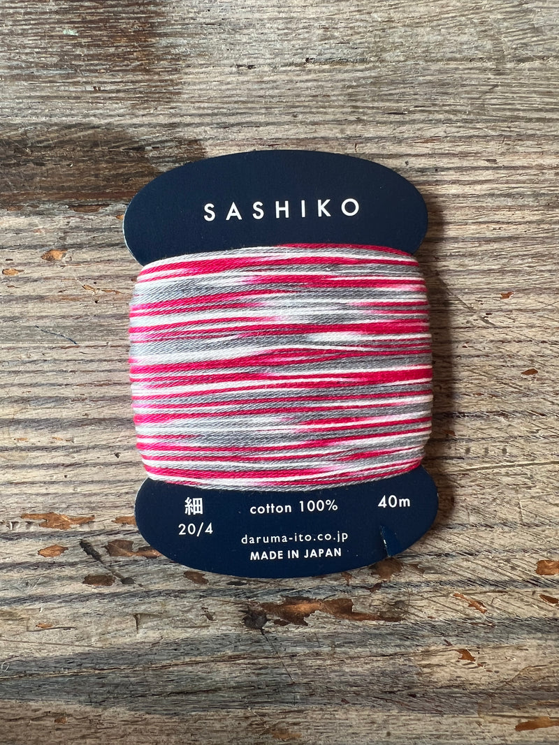 Daruma Sashiko Thread 40m, Variegated