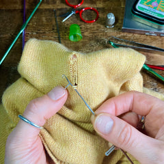 Introduction to Invisible Knit Repair with Alexandra Brinck, Sunday 19th November, 11am-4pm