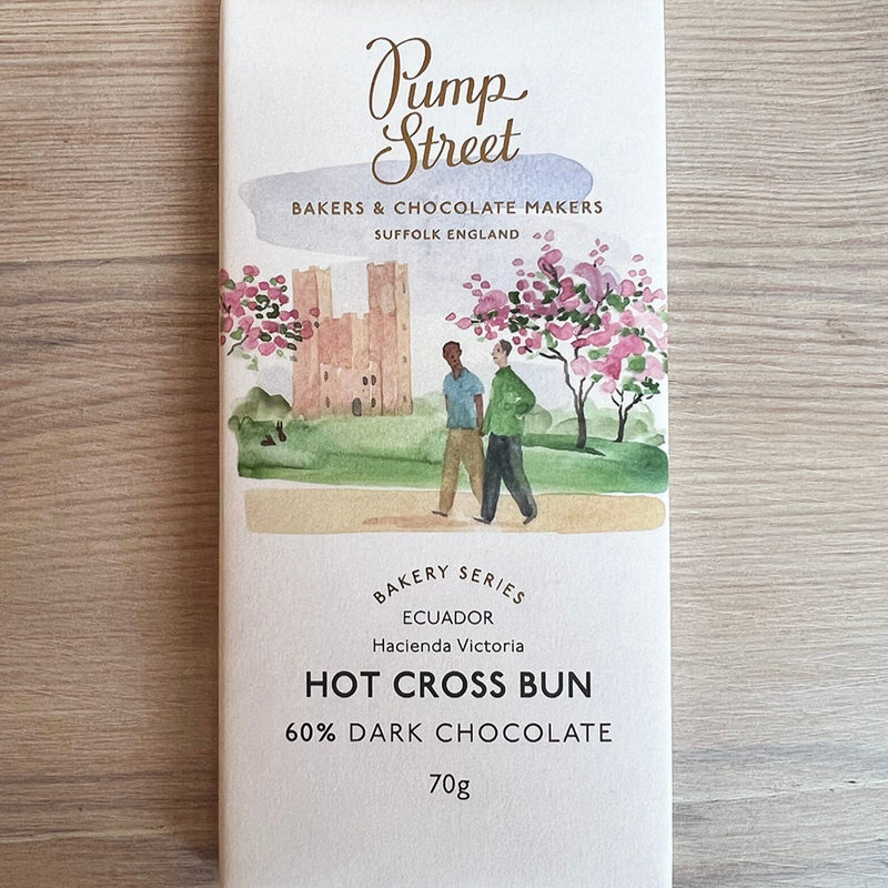 Pump Street Hot Cross Bun Chocolate Bar