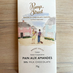 Pump Street Pain aux Amandes Chocolate Bar