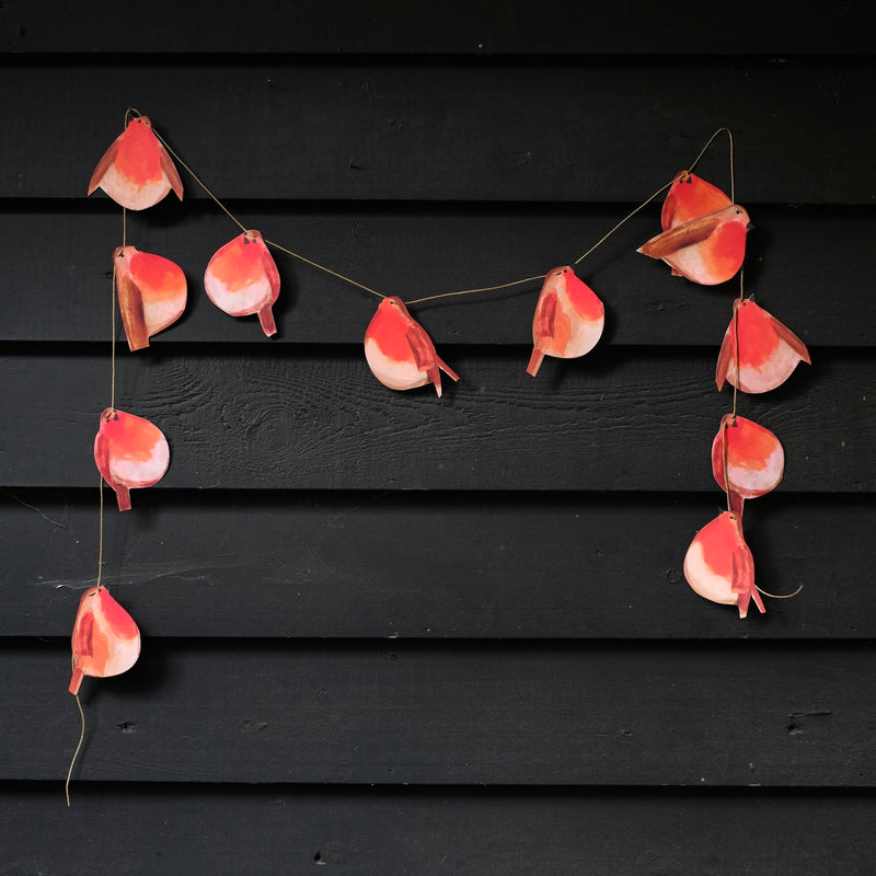 Robin Garland Decoration