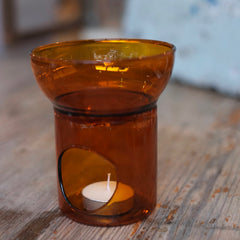 Sienna Amber Glass Wax / Oil Burner