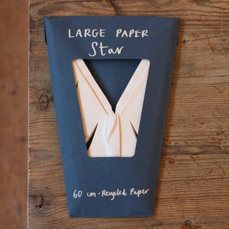 Large White Paper Star