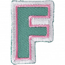 Rico Iron On Patches  - Letters and Symbols