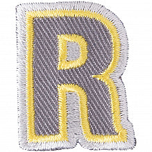 Rico Iron On Patches  - Letters and Symbols