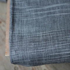 Handwoven Grey & Ecru Stripe Shirting