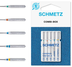 Schmetz Sewing Machine Needles - Universal - Combi Basic: Assorted: Universal, Denim And Stretch