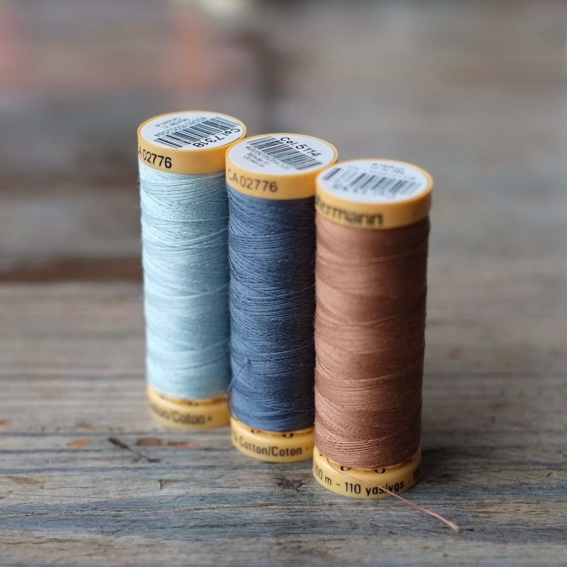 Coats Natural Cotton Sewing Thread Mercerised, Lustrous and Smooth