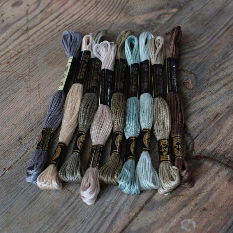 DMC Embroidery Stranded Threads -  Beautiful beiges, greys and neutrals