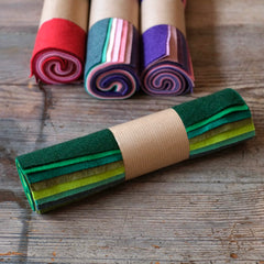 Wool Mix Felt Roll, 22 x 22cm, 10 pcs