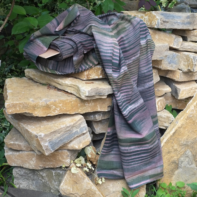 Jungle Handwoven and Hand Dyed Cotton Ikat