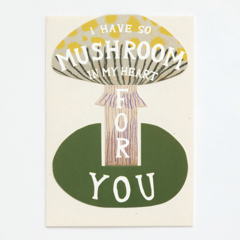 Mushroom Heart Card