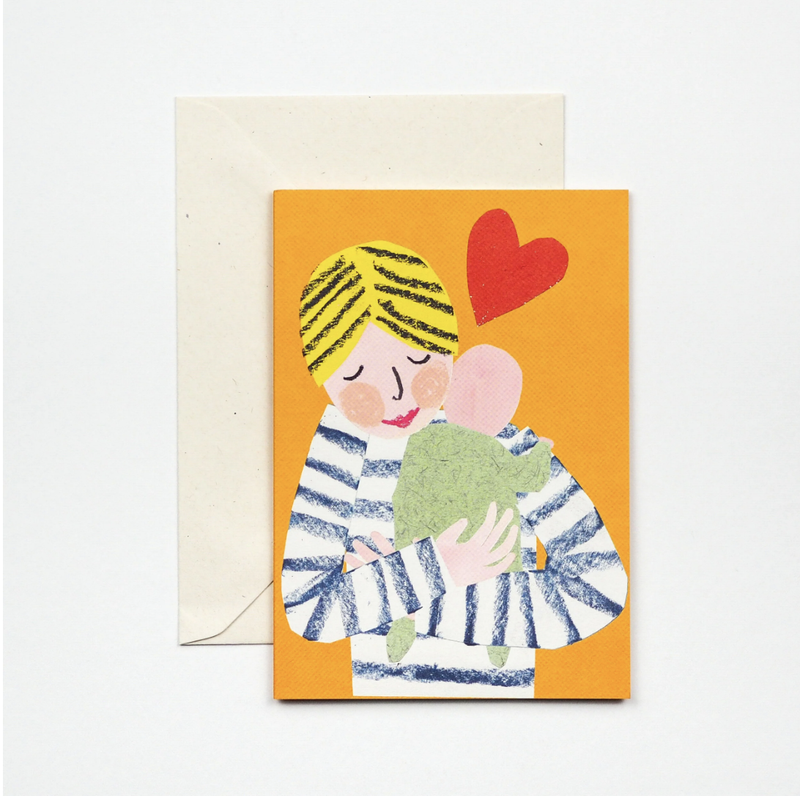 New Baby Mum Cuddle Card