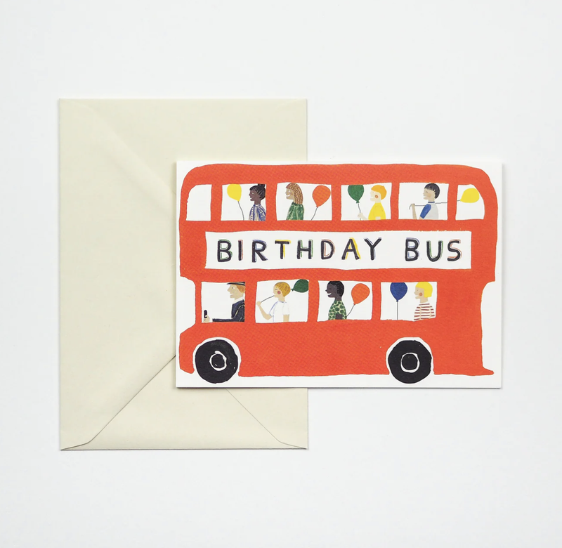 Birthday Bus Card