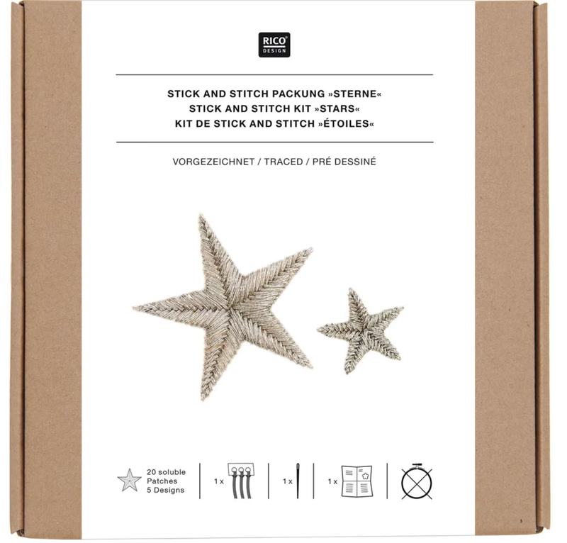 Stick and Stitch Kit - Stars