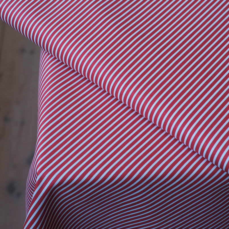 Candy Stripe Cotton Poplin