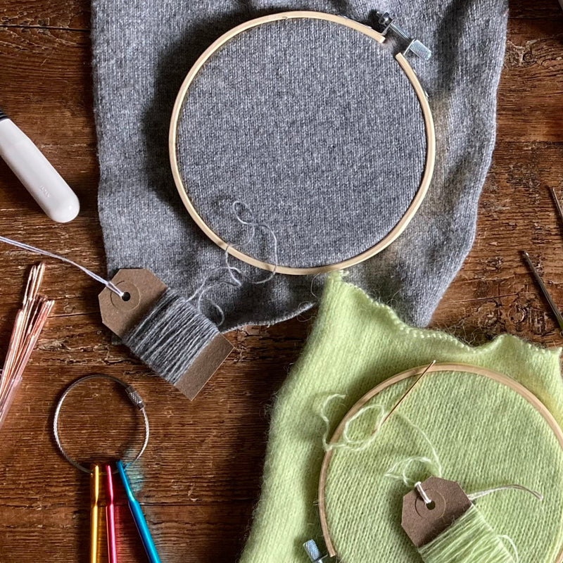 Introduction to Invisible Knit Repair with Alexandra Brinck, Sunday 19th November, 11am-4pm