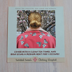 Iron on  Moth Patches