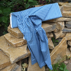 Sakuru Japanese Cotton - Spot Blue